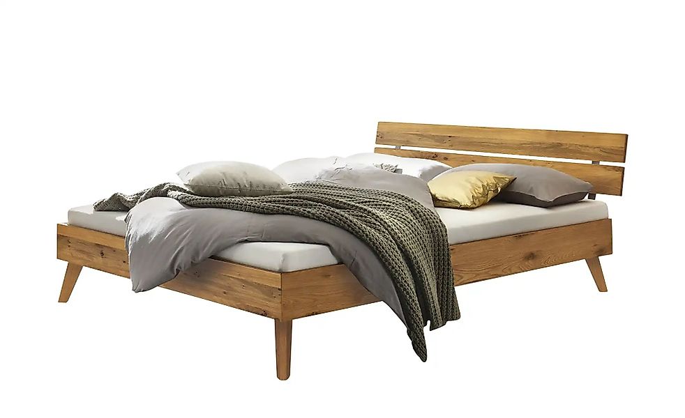 HASENA Massivholzbett  Ortona ¦ holzfarben ¦ Maße (cm): B: 146 H: 81 Betten günstig online kaufen