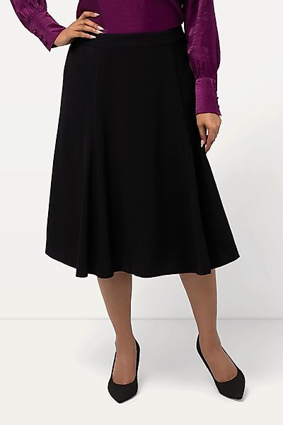 Ulla Popken Midirock Godet-Midirock Acetat A-Linie günstig online kaufen
