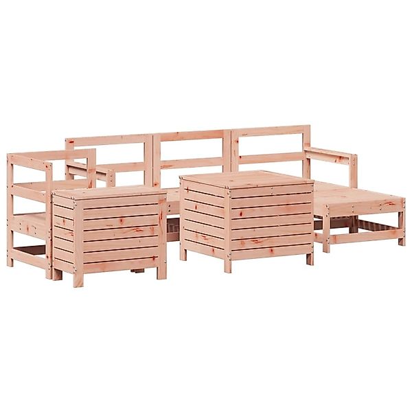 vidaXL 7-Tlg Garten-Sofagarnitur Massivholz Douglasie 3250546 günstig online kaufen