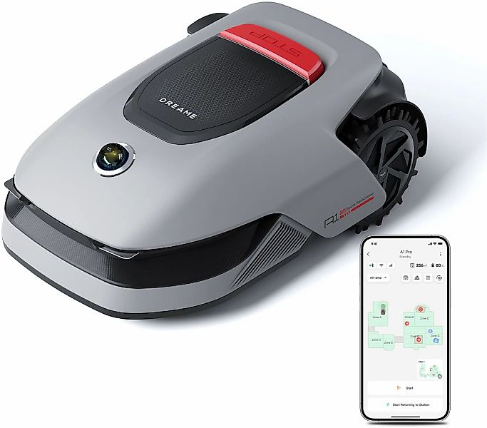 Dreame Rasenmähroboter "Mower A1 Pro", (Set), präzise Navigation, U-förmige günstig online kaufen