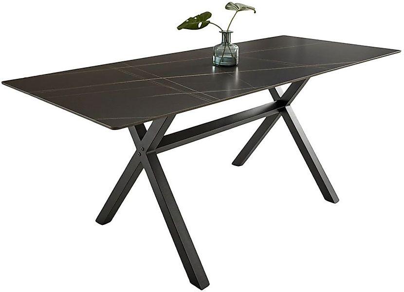 OTTO home Esstisch Cazie, aus Sicherheitsglas mit drehbarer Tischplatte und günstig online kaufen