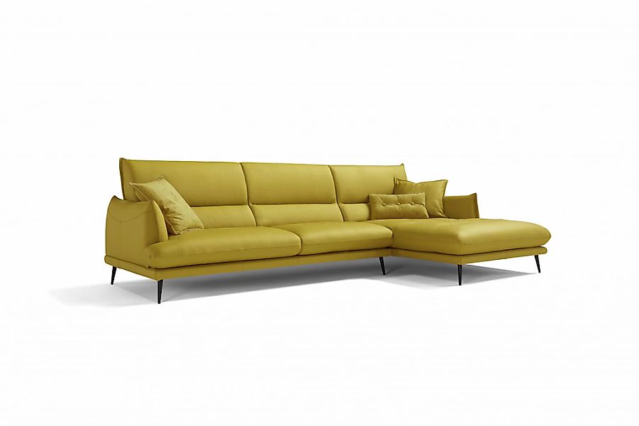 Egoitaliano Ecksofa "FUNNY, hochwertiges & aktuelles Design, bequeme Rücken günstig online kaufen