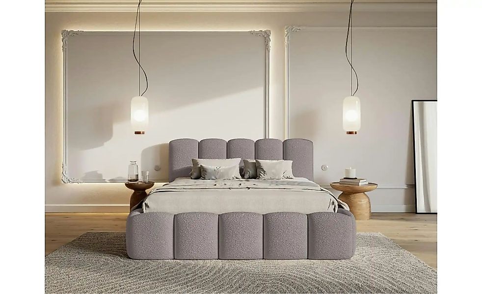 Selsey Polsterbett mit Bettkasten Cloudy II ¦ grau ¦ Maße (cm): B: 207 H: 9 günstig online kaufen