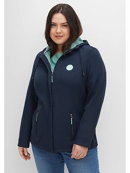 Sheego Softshelljacke, mit Kapuze günstig online kaufen