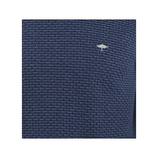 FYNCH-HATTON Rundhalspullover marineblau regular (1-tlg) günstig online kaufen