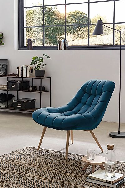 SalesFever Relaxsessel "Toulon - Komfortabler Loungesessel", mit XXL-Steppu günstig online kaufen