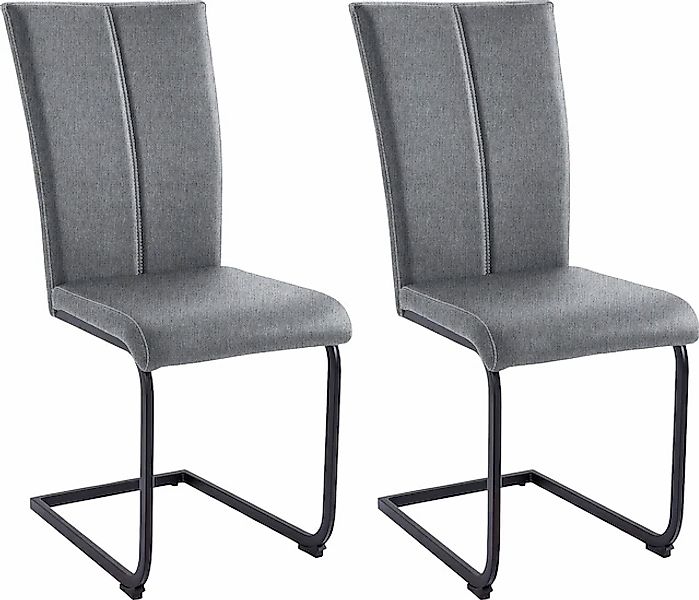 Home affaire Freischwinger »Nils«, (Set), 2 St., Strukturstoff-Struktur gro günstig online kaufen