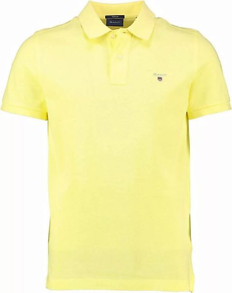 Gant Poloshirt GANT Polo-Shirt gelb Original Rugger günstig online kaufen