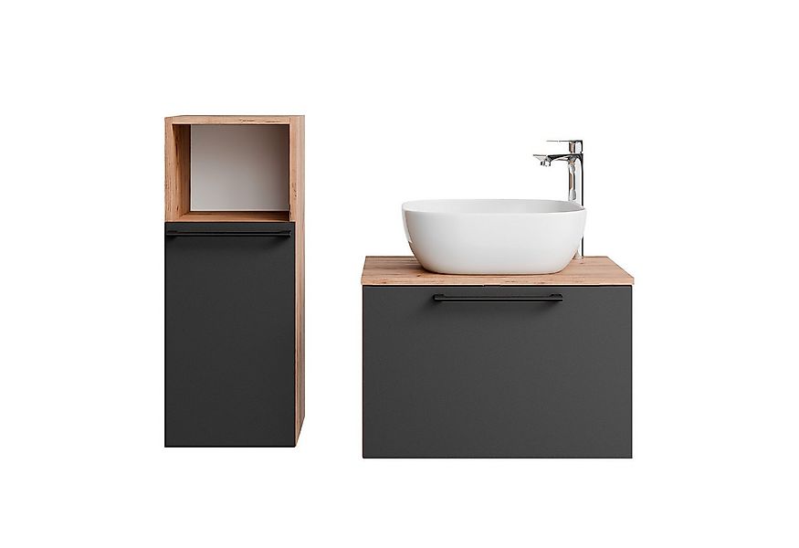 Planetmöbel Badmöbel-Set Astra, (Waschbeckenunterschrank, 3-St., Badezimmer günstig online kaufen