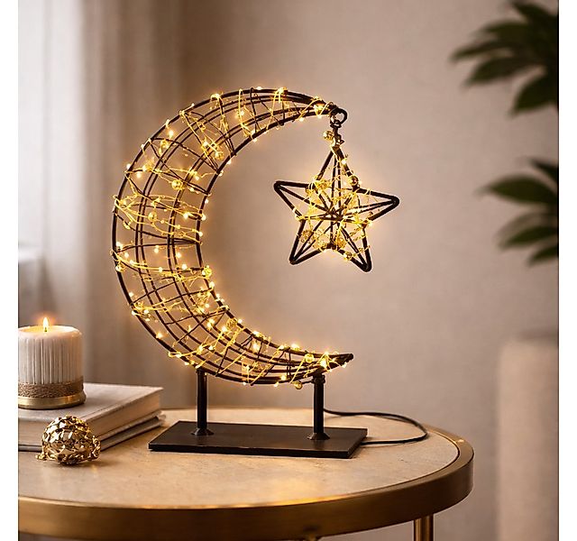 Mel-O-Design LED Dekoobjekt XXL LunaStar LED Outdoor Leuchte - Deko Mond mi günstig online kaufen