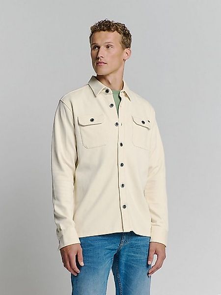 NO EXCESS Langarmhemd No Excess Sweat Overshirt mit Knopfverschluss günstig online kaufen