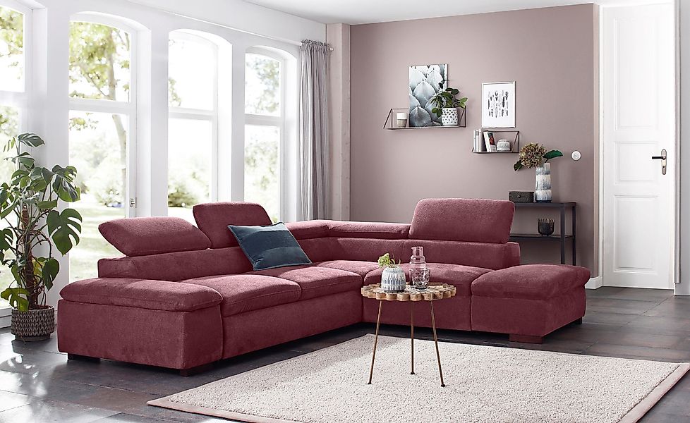 Home affaire Ecksofa Alberto L-Form, mit günstig online kaufen