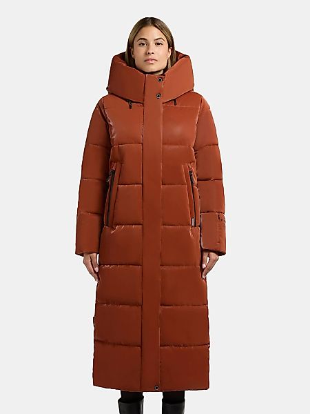 khujo Steppmantel "Soulani5 Shiny" warmer Damen Wintermantel aus glänzendem günstig online kaufen