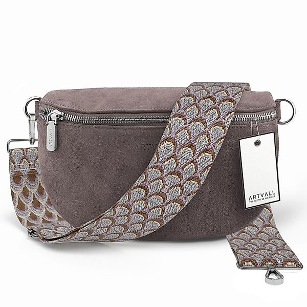 ARTVALL Umhängetasche Wildleder Handtasche Brusttasche Crossbody günstig online kaufen