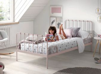 Vipack Jugendbett "Alice, Bettgestell Metall, pulverbeschichtet, in zeitlos günstig online kaufen