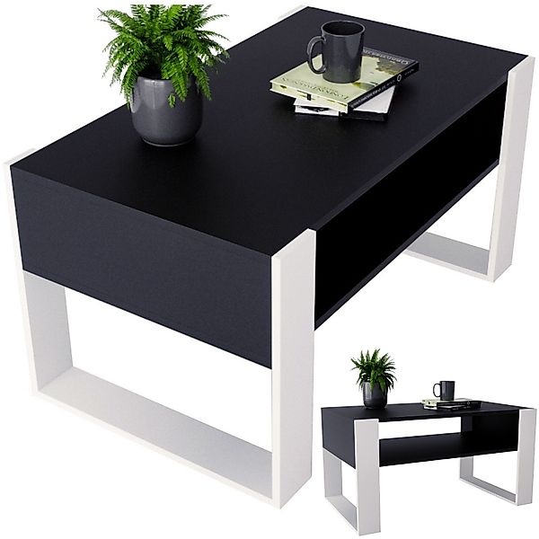 CraftPAK Couchtisch Wohnzimmer Tisch für Couch günstig online kaufen