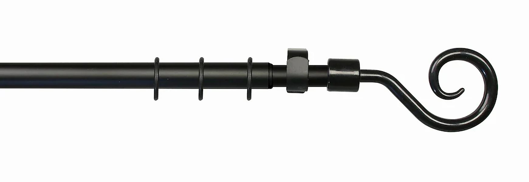 Liedeco Gardinenstange "Mykene" Ø 20 mm 1 läufig-läufig ausziehbar günstig online kaufen