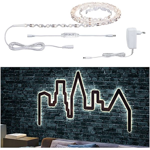 Paulmann "FlexLED LED Strip 3D 3m 8W 320lm/m 60 LEDs/m 3000K 12VA" günstig online kaufen
