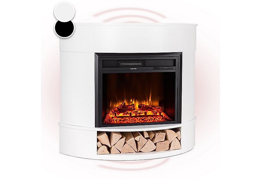 Klarstein Elektrokamin Loloru, elektrischer Kaminofen mit Heizung LED-Beleu günstig online kaufen