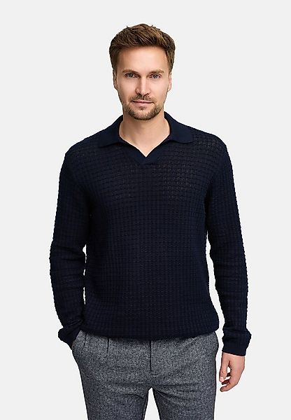 Jeff Strickpullover Herren JFLane polo Pullover Herrenpullover mit Polokrag günstig online kaufen