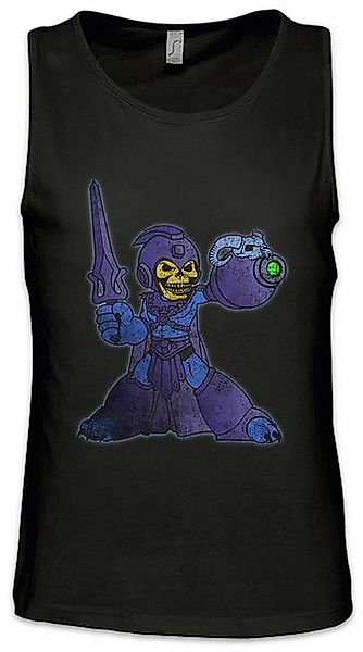 Urban Backwoods Tanktop Mega Masters Skull Ärmelloses T-Shirt Eighties Game günstig online kaufen