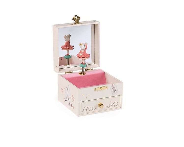 Moulin Roty Schmuckkasten Musik Schmuckkästchen Maus Spieluhr 10,5cm Melodi günstig online kaufen