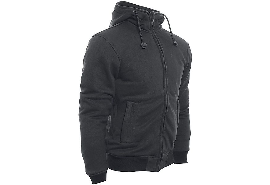 Bores Motorradjacke Bores Safety 3 Baumwoll-Hoodie schwarz atmungsaktiv günstig online kaufen