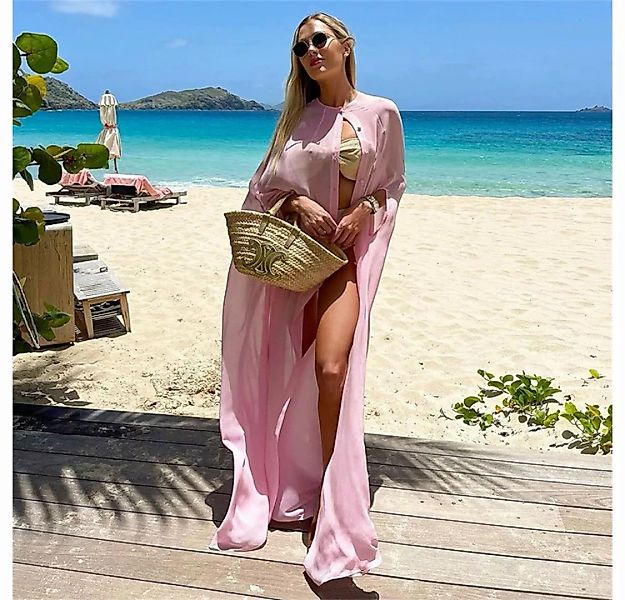 RUZU UG Shirttop Damen-Strand-Cardigan, Urlaub, Sonnenschutz, Bikini-Badean günstig online kaufen
