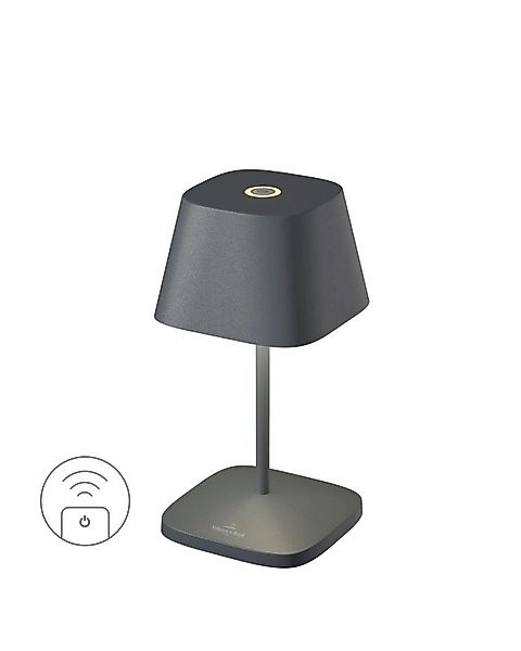 NEAPEL RC - Akku-Tischleuchte In- und Outdoor - inkl. Ladestation anthrazit günstig online kaufen
