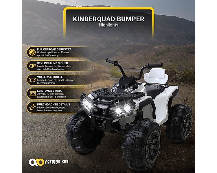 Actionbikes Motors Elektro-Kinderquad Kinder Elektro Quad Bumper Offroad 2 günstig online kaufen