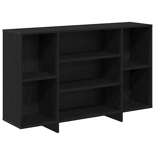 vidaXL Sideboard Schwarz Eichen-Optik 120 x 30 x 75 cm Holzwerkstoff 875037 günstig online kaufen