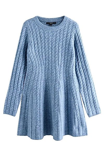 Next Minikleid Skater-Minikleid mit Zopfmuster und Wollanteil (1-tlg) günstig online kaufen