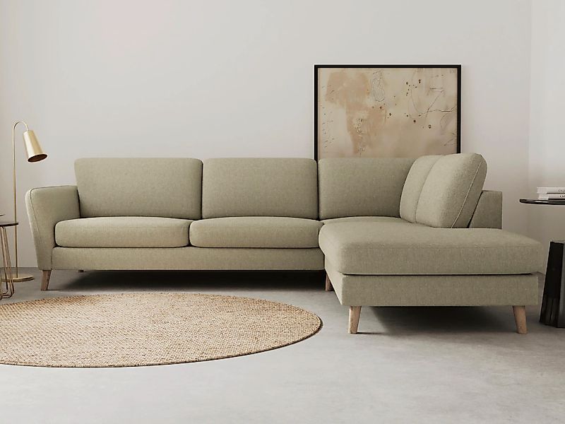 Home affaire Ecksofa "MARSEILLE 278/202 cm, L-Form, Ottom. rechts/links, ve günstig online kaufen