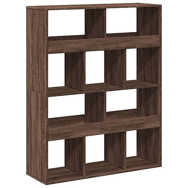 vidaXL Bücherregal Raumteiler Eichen-Optik 100x33x125,5 cm günstig online kaufen