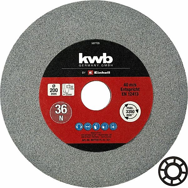 Einhell by kwb Keramische Schleifscheibe für Doppelschleifer 200 mm x 32 mm günstig online kaufen