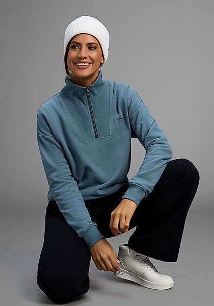 KangaROOS Sweatshirt mit Troyer-Kragen günstig online kaufen