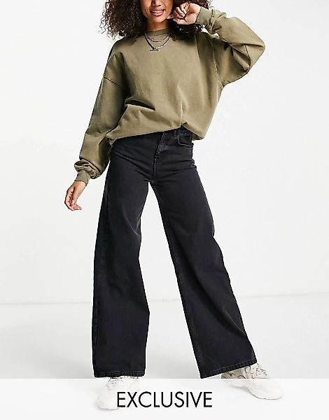 Reclaimed Vintage Inspired – Jeans mit weiten Beinen im Stil der '88er in v günstig online kaufen