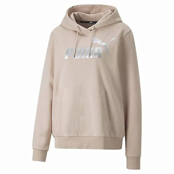 PUMA Sweater Damen Pullover - ESS+ Metallic Logo Hoodie günstig online kaufen