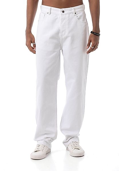 RedBridge Loose-fit-Jeans in Weiß - 5-Pocket-Style, günstig online kaufen