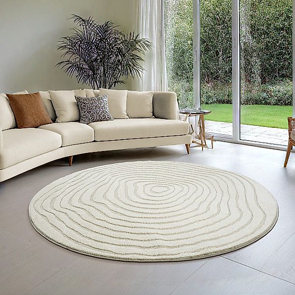 the carpet Teppich Everest, rund, Höhe: günstig online kaufen