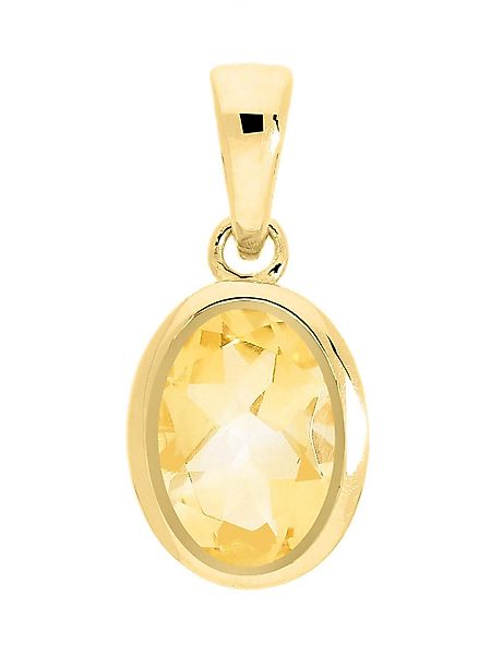 My Gold Kettenanhänger Damen Citrin Anhänger günstig online kaufen