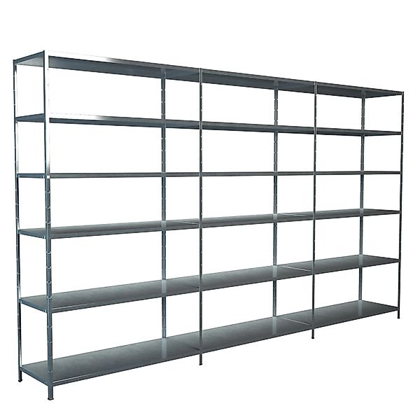 Schulte Steck-Grund- und 2 x Anbauregale 230 cm x 260 cm x 35 cm Verzinkt günstig online kaufen