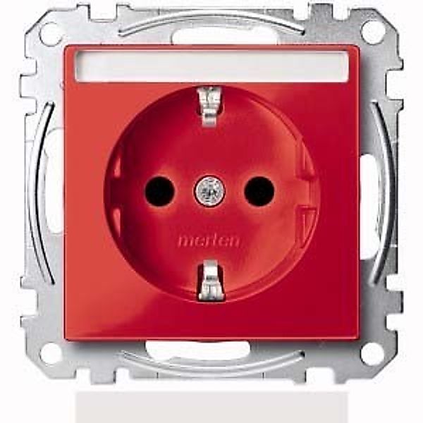 Merten SCHUKO-Steckdose rrt mit Schriftfeld MEG2302-0306 - MEG2302-0306 günstig online kaufen