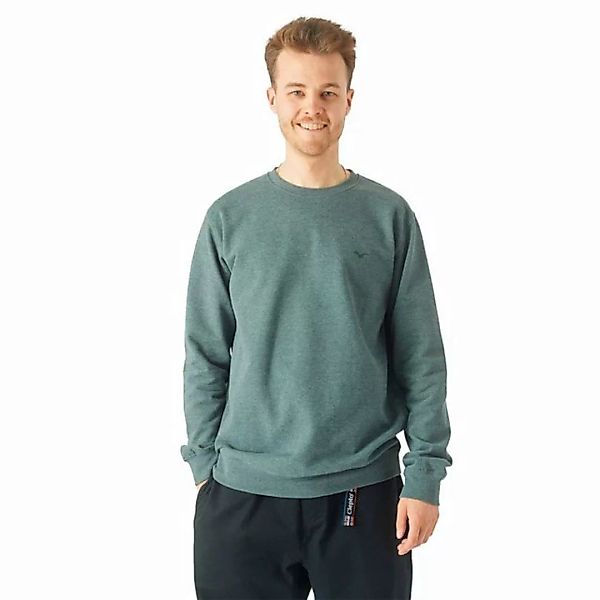 Cleptomanicx Sweater Crewneck Ligull - heather scarab green günstig online kaufen
