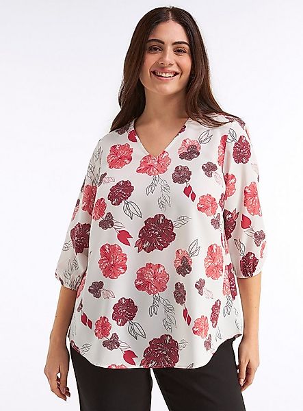 Sheego Klassische Bluse Tunika 3/4-Arm günstig online kaufen