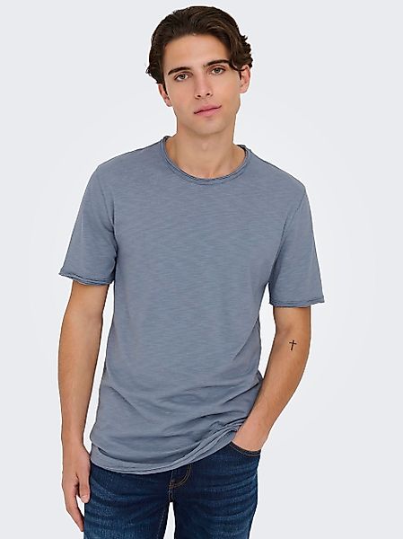 ONLY & SONS T-Shirt Rundhals Long günstig online kaufen