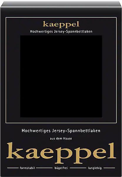 Kaeppel Spannbettlaken »Single Jersey Mako Elasthan«, aus 97% Baumwolle und günstig online kaufen