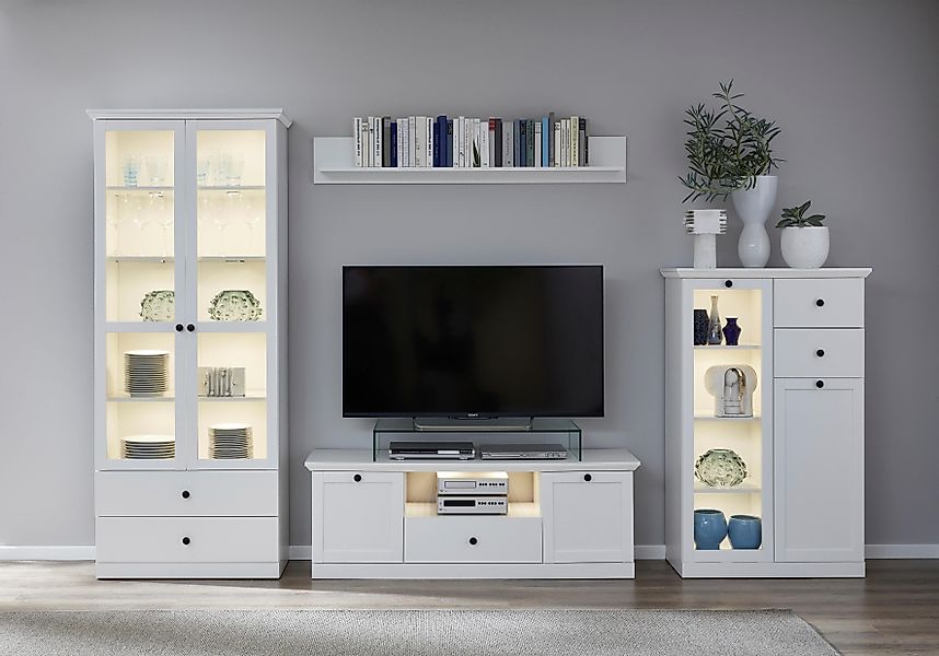 Home affaire Wohnwand "Örebro", (Set, 4 St.), Wohnzimmermöbel im zeitlosen günstig online kaufen