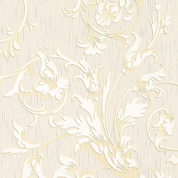 Tadessi Tapete Blumen Lenni M1 No 3800 Vliestapete Creme Gold Floral Natur günstig online kaufen