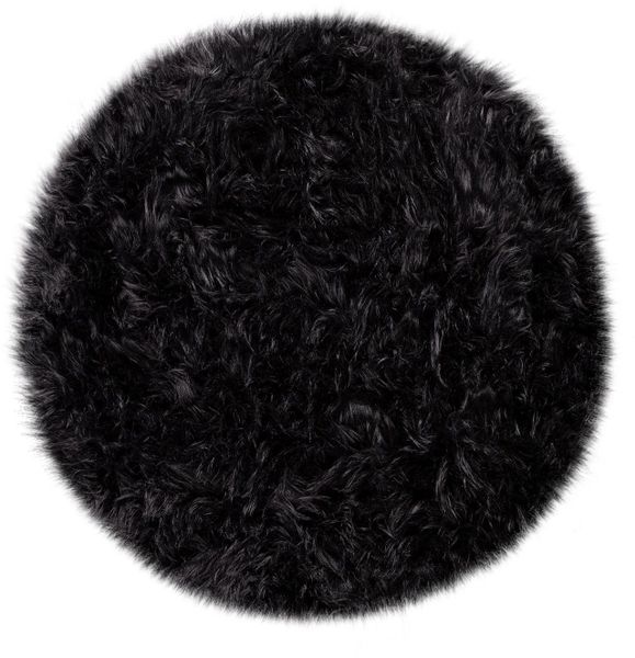 Paco Home Fellteppich "Playa 960" rund 64 mm Höhe Kunstfell, Flokati-Optik, günstig online kaufen